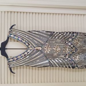 Sequin flapper dress